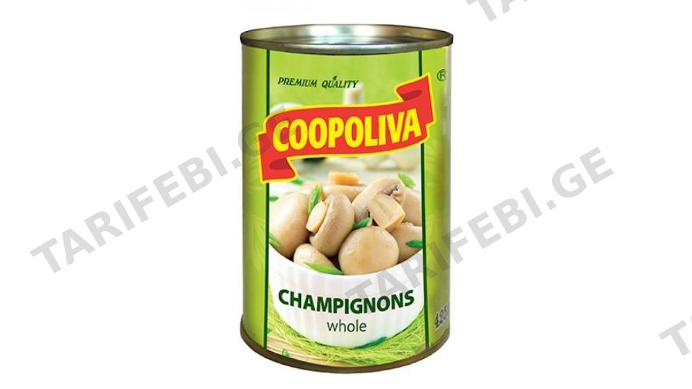 COOPOLIVA სოკო მთლიანი პრემიუმი 425მლ