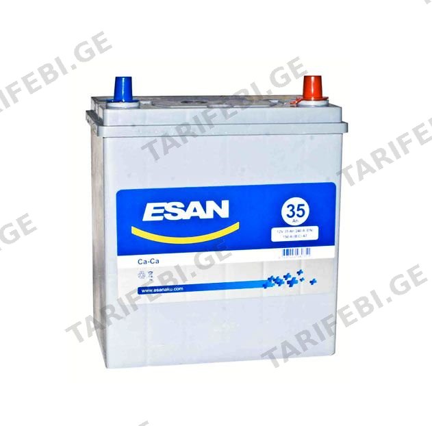 აკუმულატორი Esan 6СТ-35Ah E