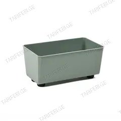 ქოთანი ყვავილის Lamela SAGA 285x170 recycled box - grey-green 4,2L