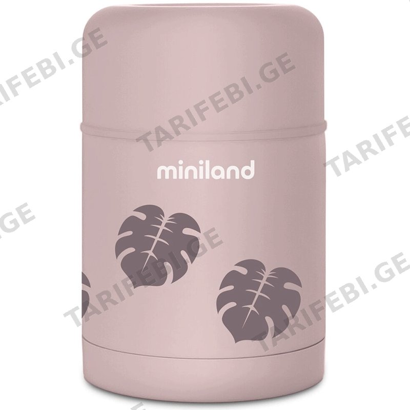 თერმო ქილა საკვებისთვის MINILAND FOOD THERMY TERRA LEAVES (600 ML)