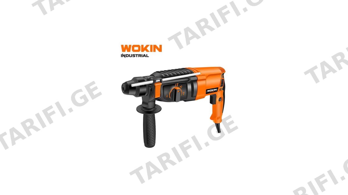 პერფორატორი Wokin 787180, 800W, 1200Rpm, ROTARY HAMMER(INDUSTRIAL) Black/Orange