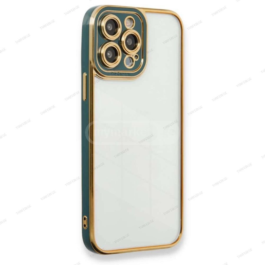 iPhone 14 Pro Max Liva lense Case სილიკონის ქეისი - მწვანე