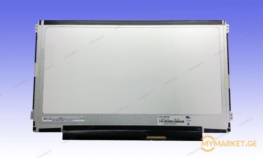 Laptop Screen 11,6" LED  Slim 30pin სასკოლო ბუკის ეკრანი