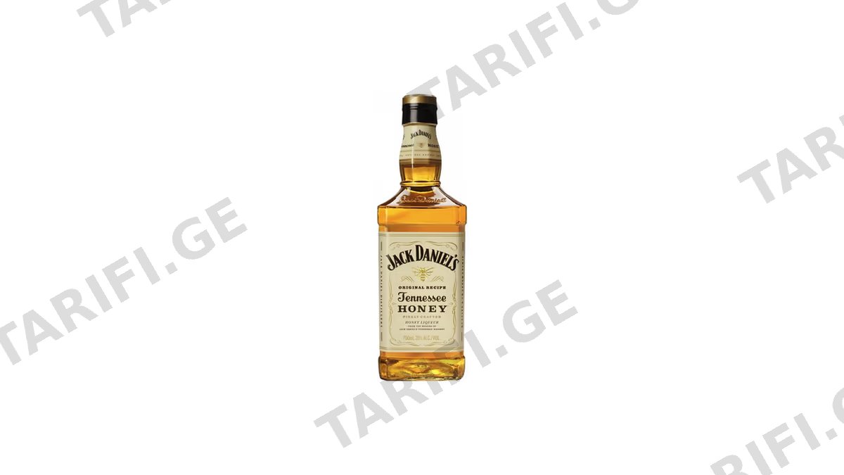 JACK DANIELS თაფლის ლიქიორი 35% 0.5ლ
