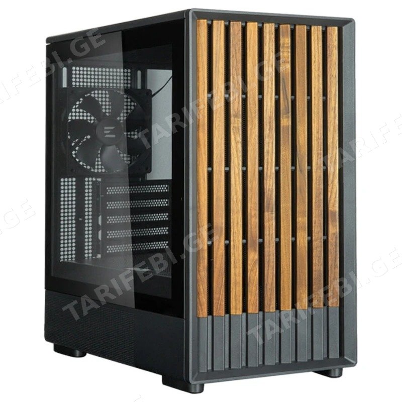 კომპიუტერის ქეისი MINI TOWER ZALMAN P10 NAMU შავი