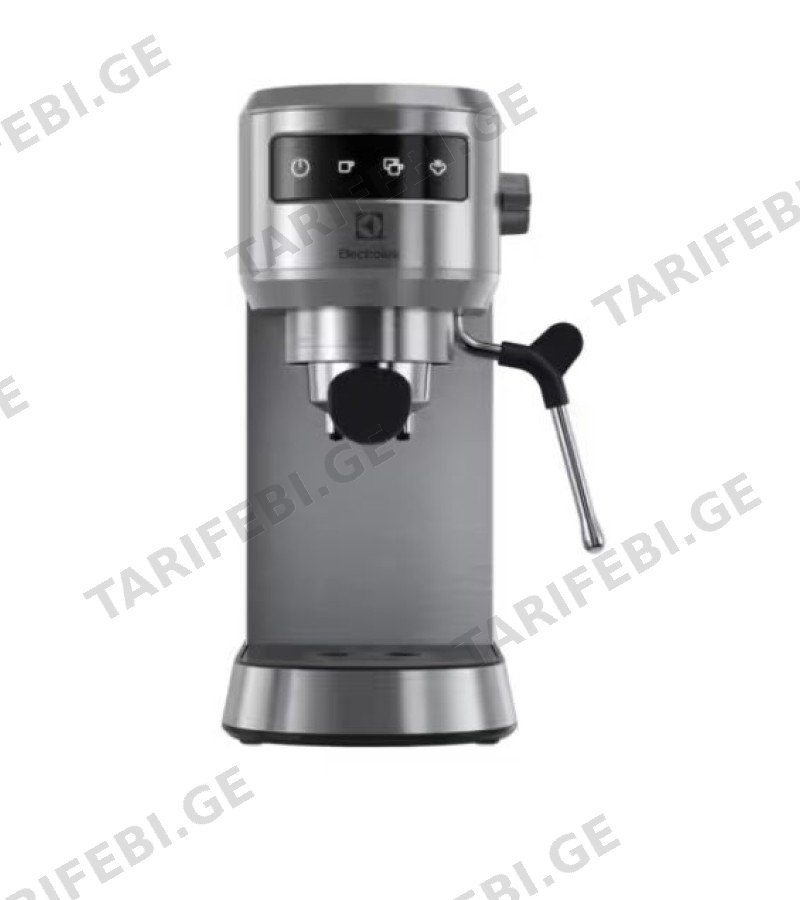 ყავის აპარატი E6EC1-6ST ვერცხლისფერი Electrolux