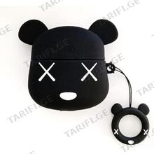 BLACK BEAR CASE FOR AIRPODS 1/2