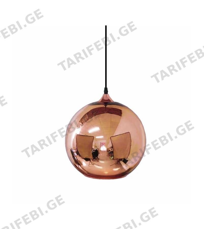 ჭაღი LED GZMK-D130104-1-D300 ფერი. RED ANTIQUE BRASS