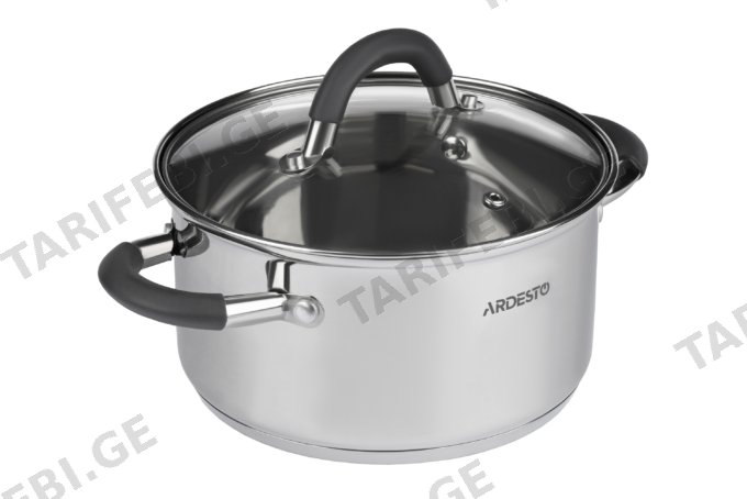 უჟანგავი ფოლადის ქვაბი Ardesto Gemini Salerno AR1912CS (14 cm)