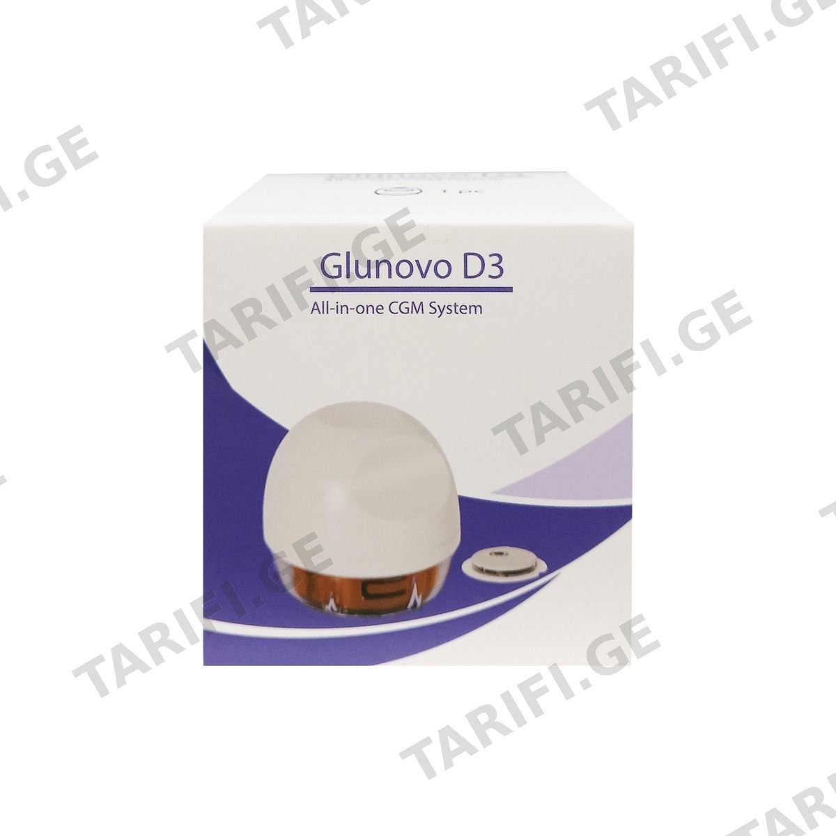 გლუნოვო D3 სენსორი CGM სისტემა - Glunovo D3 sensor CGM System