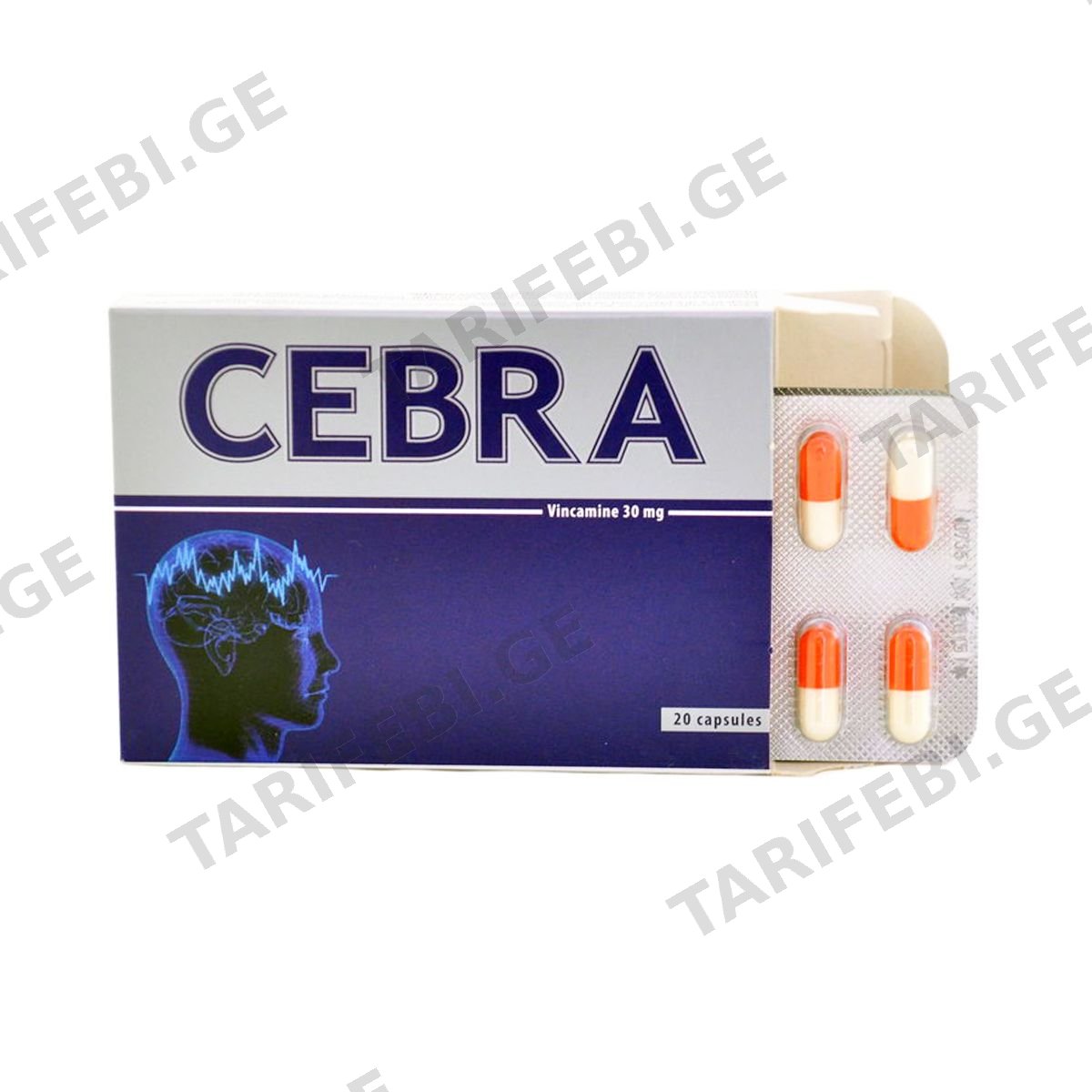 ცებრა - Cebra 30მგ 20 კაფსულა
