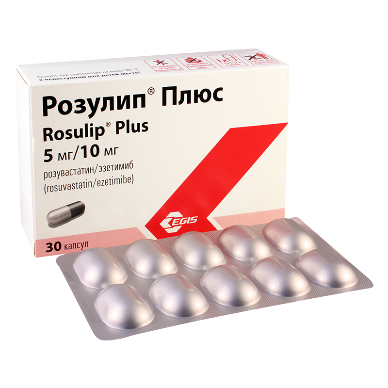 როზულიპი პლუსი 5მგ/10მგ#30კაფ
