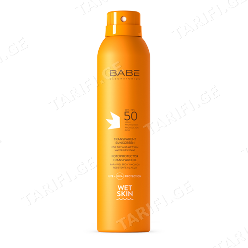 ბაბე - მზისგან დამცავი უხილავი სპრეი SPF50 200მლ_141311