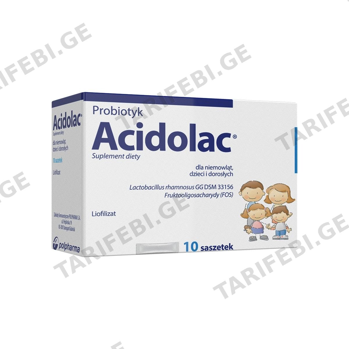აციდოლაკი - Acidolac 10 პაკეტი