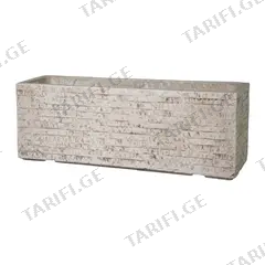 ქოთანი კერამიკული Mega Collections Utah Balconybox Str Desert 40x17,2x17,2სმ