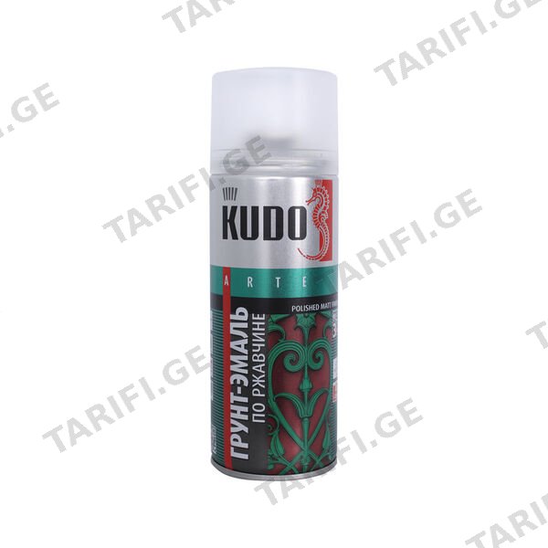 სპრეი გრუნტი ანტიკოროზიული ცისფერი 0.52 ლ KUDO RAL 5015