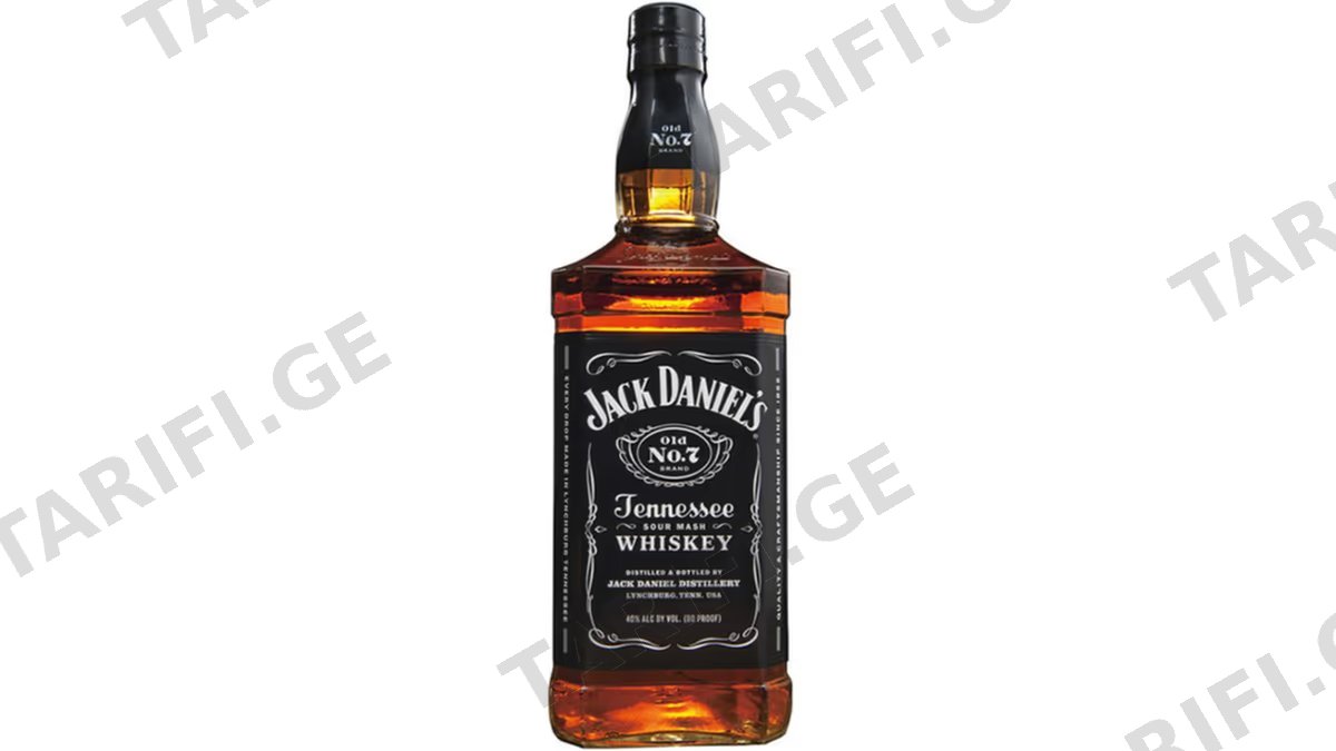 JACK DANIELS 1,000L- ვისკი "ჯეკ დანიელსი" 40% 1,000ლ