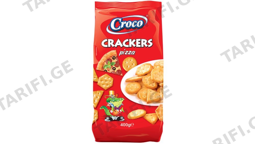 Croco კრეკერი პიცის არომატით 400გრ