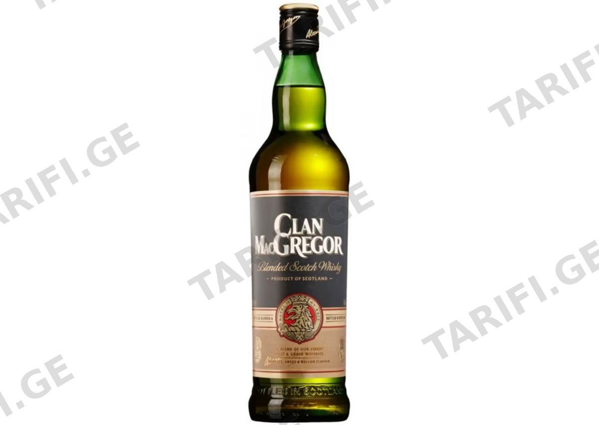 შოტლანდიური ვისკი Clan Macgregor - 0.7L