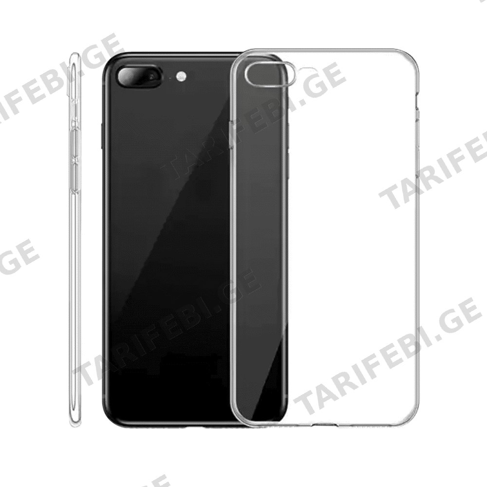 iPhone 7 Plus Lux Clear Case გამჭვირვალე სილიკონის ქეისი
