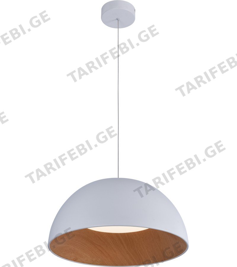 ჭაღი GZGS-BM8038-1-P-WH თეთრი 24W*2 ზომა.Ø500
