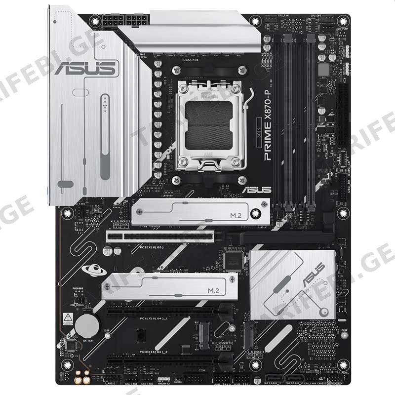 დედა დაფა ASUS 90MB1IT0-M0EAY0 PRIME X870-P, AM5. DDR5, 192GB, BLACK
