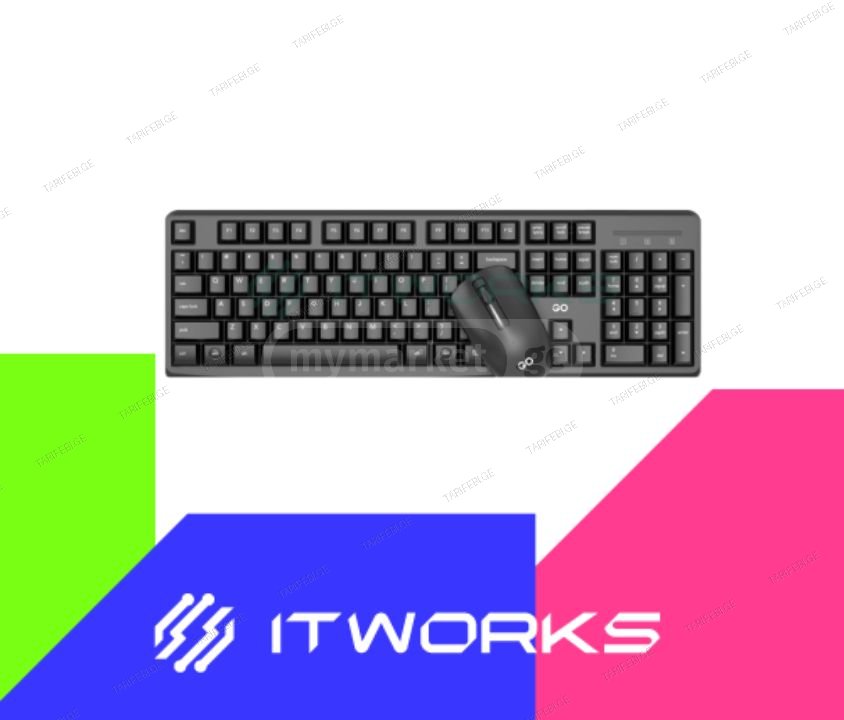 იყიდება Fantech GO WK894 Wireless Keyboard + Mouse Combo (Bl