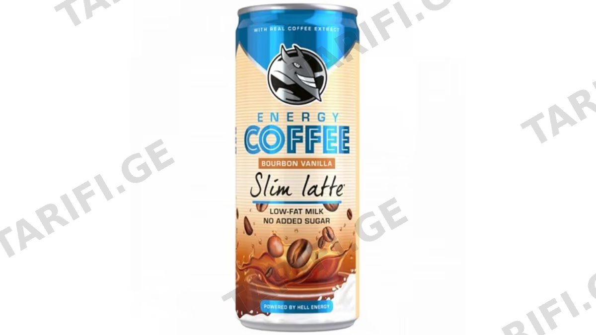 ცივი ყავა HELL ENERGY COFFEE SLIM LATTE 250
