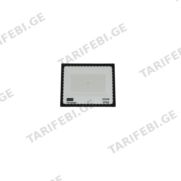 LED პროჟექტორი mini flood light 6500K (1018-19-DOB-200W)
