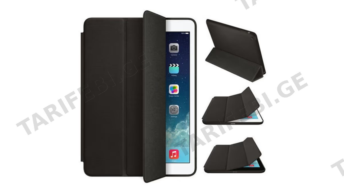 JETech აიპადის ქეისი iPad 2/3/4 შავი (25487)