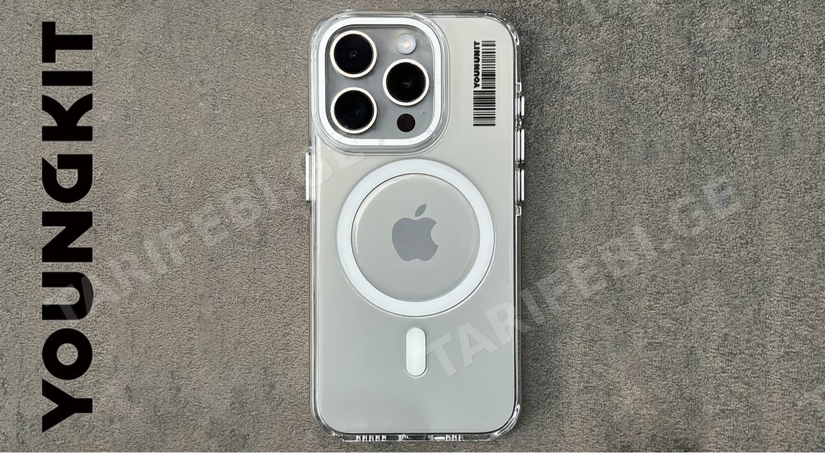 iPhone 15 ProMax Non-Yellowing Clear Hard Case with MagSafe. AntiDrop Case.