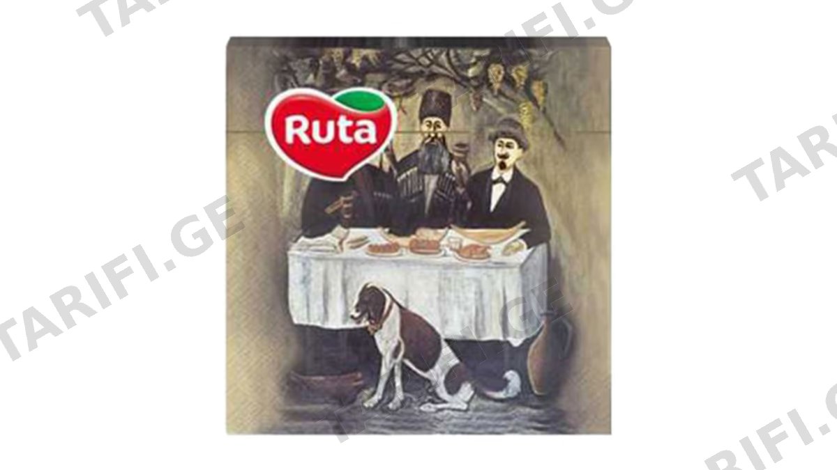 ხელსახოცი /RUTA / ქეიფი ვაზის ტალავერში 33x33 20ც