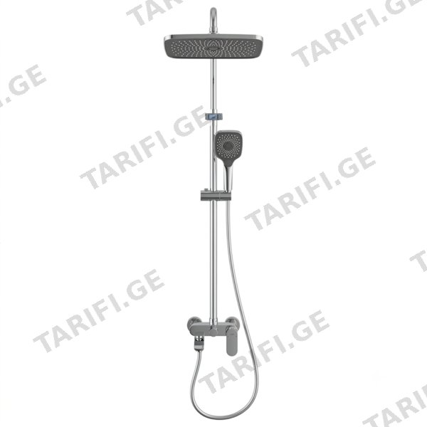 საშხაპე კომპლექტი ჰიგიენური შემრევით (chrome) (YX03)