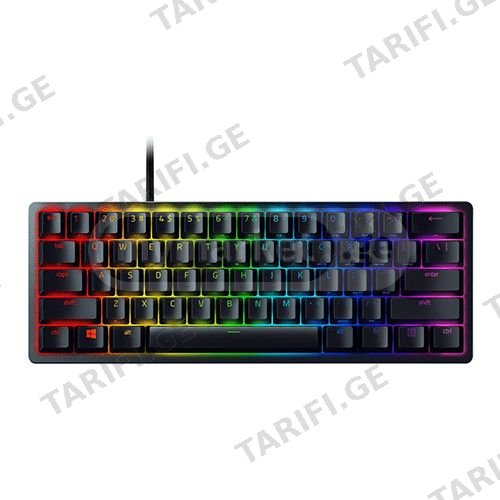მექანიკური კლავიატურა - Razer Huntsman Mini Red Switch USB U
