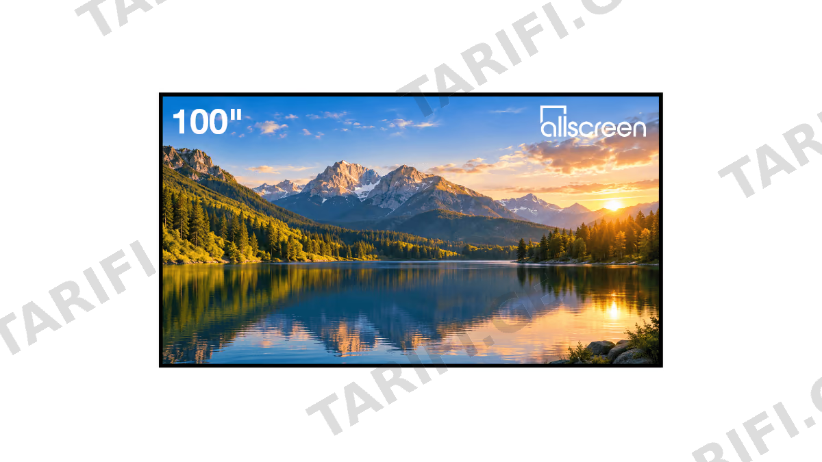 პროექტორის ეკრანი Allscreen CNF100HBC, ULTRA THIN BEZEL SCREEN, 221x124CM, 100", 16:9, ALR, 170°