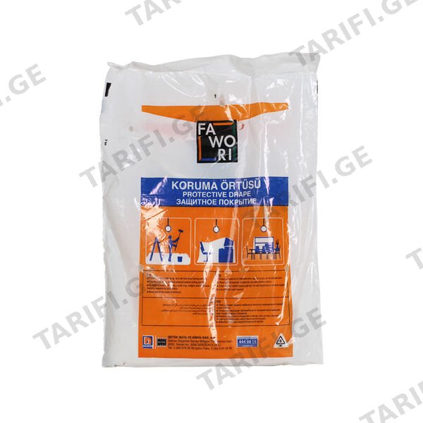 სამღებრო ცელოფანი 4X2.5 FWR KORUMA ORTUSU 10M2