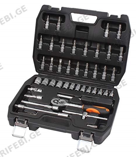 ნაკრები ბიტების/თავაკების Gadget 339004 1/4" 46 ც