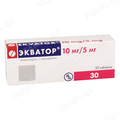 ეკვატორი ტაბლეტი 10მგ+5მგ #30