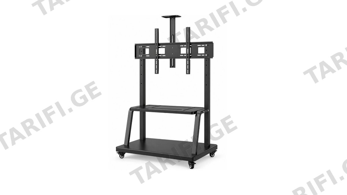 ტელევიზორის საკიდი Allscreen C2100, 60"-120", TV Mount With Roller, Black
