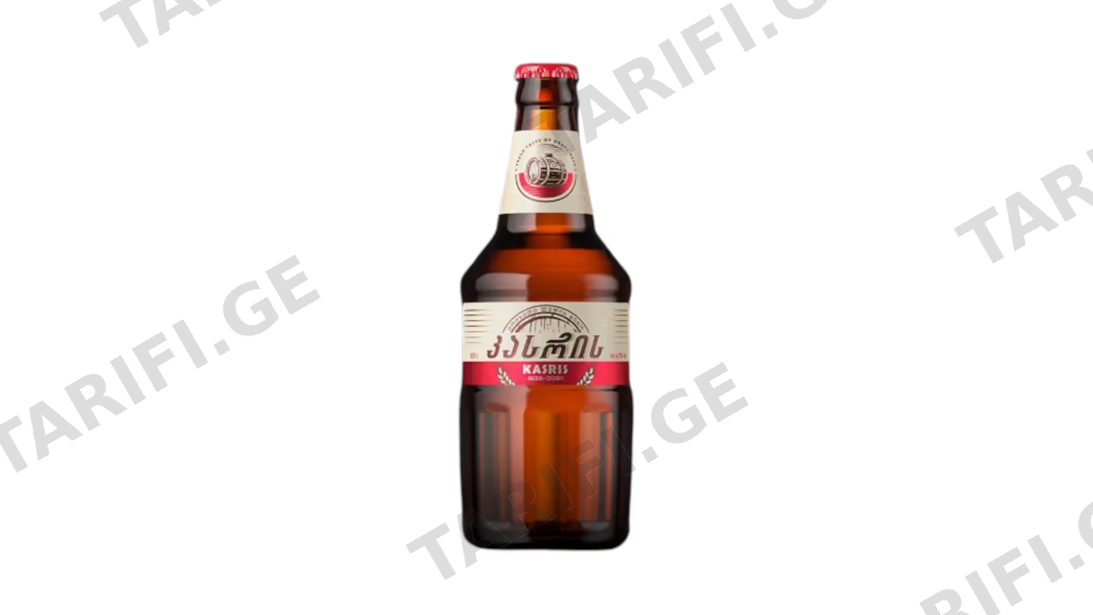 BEER - Kasris Beer - 0,5L. ლუდი - კასრის ლუდი