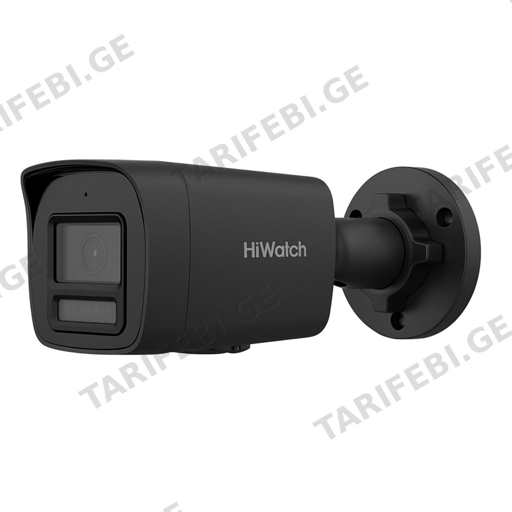 კამერა IP Hiwatch,DS-I450L(D) 2.8mm,BLACK,IP,4mp,Bullet,ColorVuFix,IR30m,,