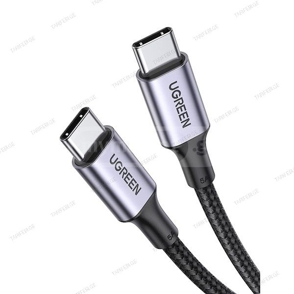 USB კაბელი UGREEN US316 70427 100W USB Type-C to Type-C 100W