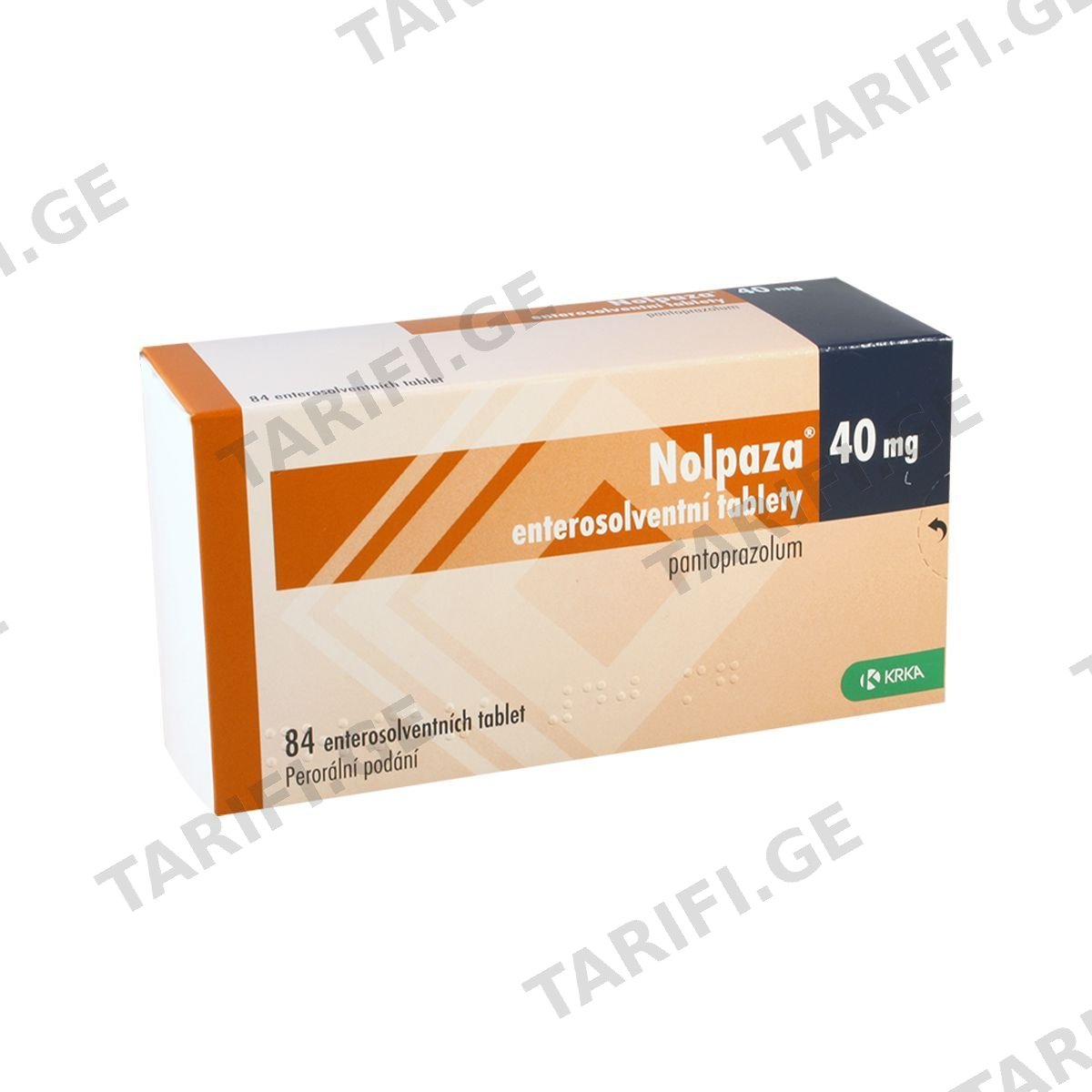 ნოლპაზა ტაბ.40მგ. N84