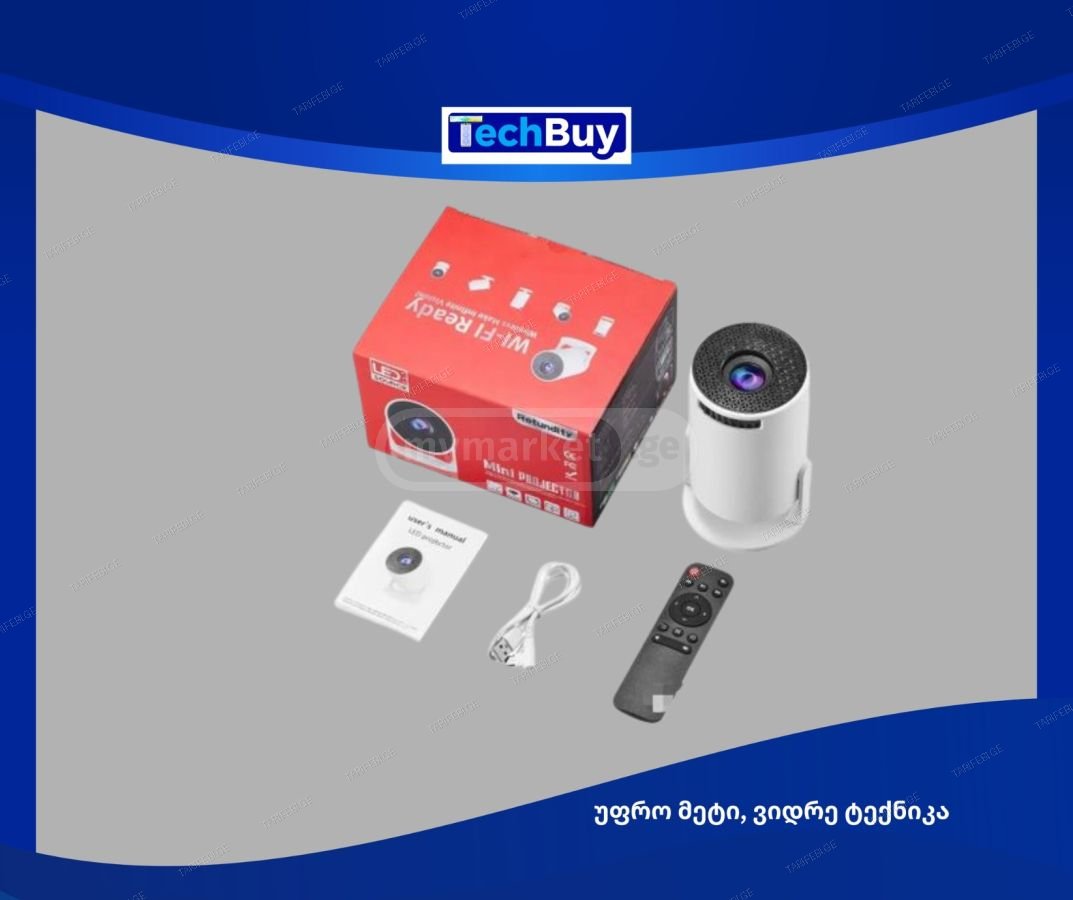 პროექტორი Wi-Fi PROJECTOR Rotundity M5