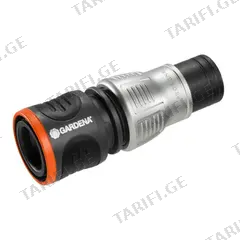 კონექტორი ავტოშეჩერებით Gardena Premium 18253-20 1/2" - 5/8"