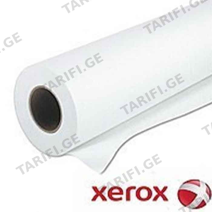 ქაღალდი XEROX PAPER WHITE BACK OUTDOOR ROLLER A0+ , 200g/m2 , 1.600х80m 450L97027