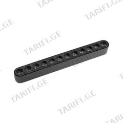 არხის სანათი New Light UT25-GLR12 12W 3000K შავი
