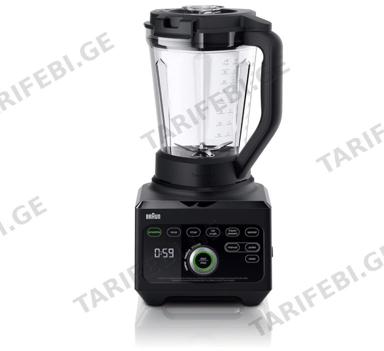 ბლენდერი / ჩოფერი BRAUN JB9040BK ჭიქიანი ბლენდერი 700 W და მეტი სიმძლავრის