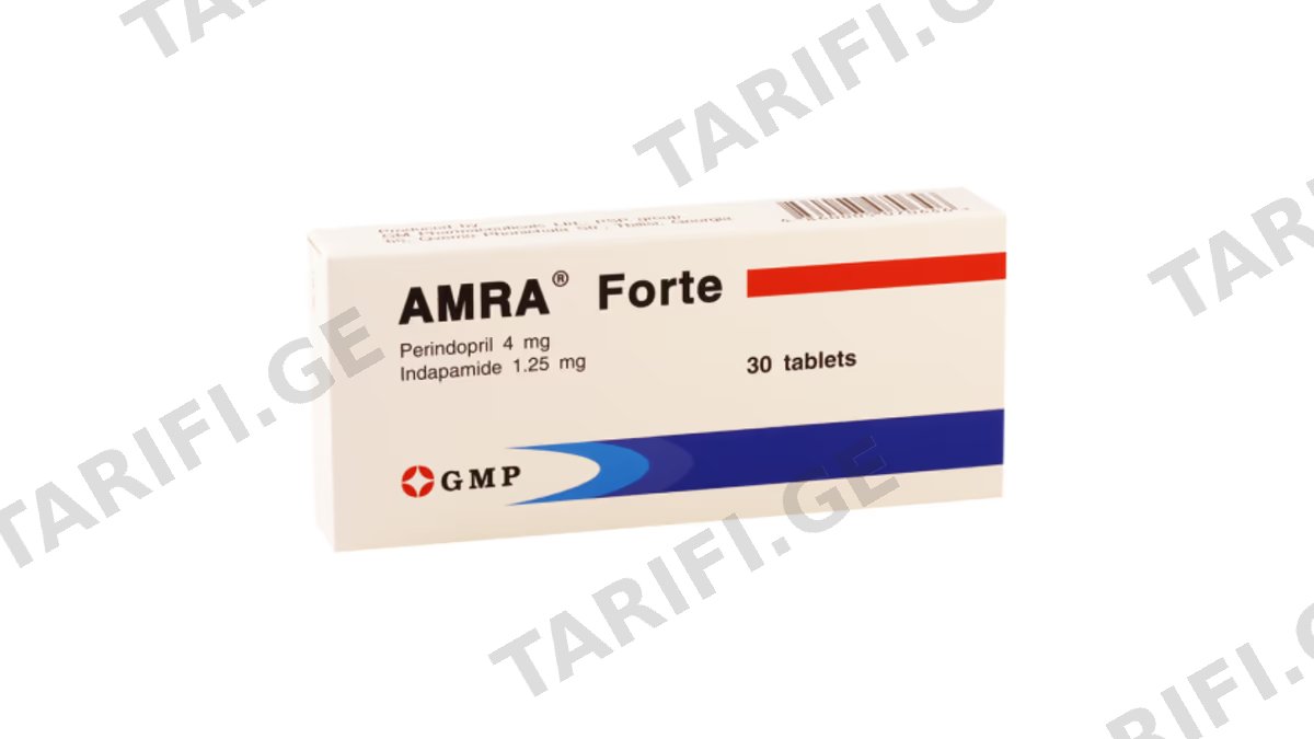 GMP ამრა ფორტე ტაბ.4მგ/1.25მგ.N30