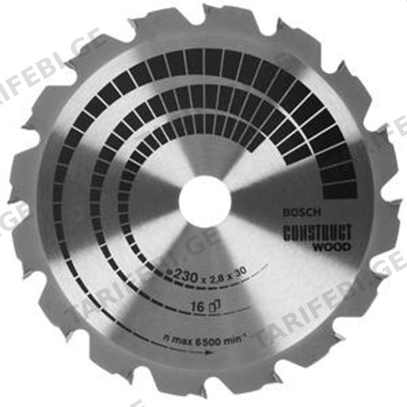 ხერხის პირი BOSCH CIRCULAR SAW BLADE WOOD 2608640635